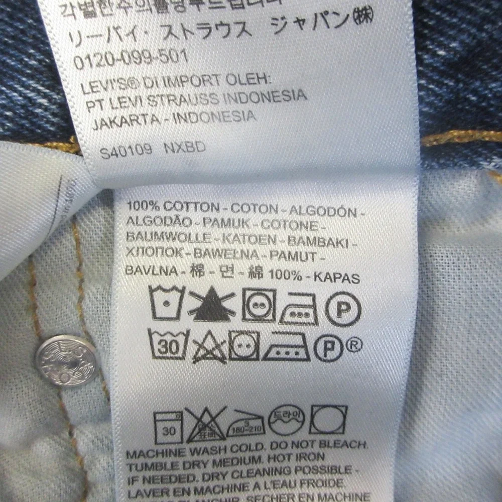Levi's 517 Bootcut Jeans Mens 38x29 (Actual 36x28) Blue Denim Medium 100% Cotton